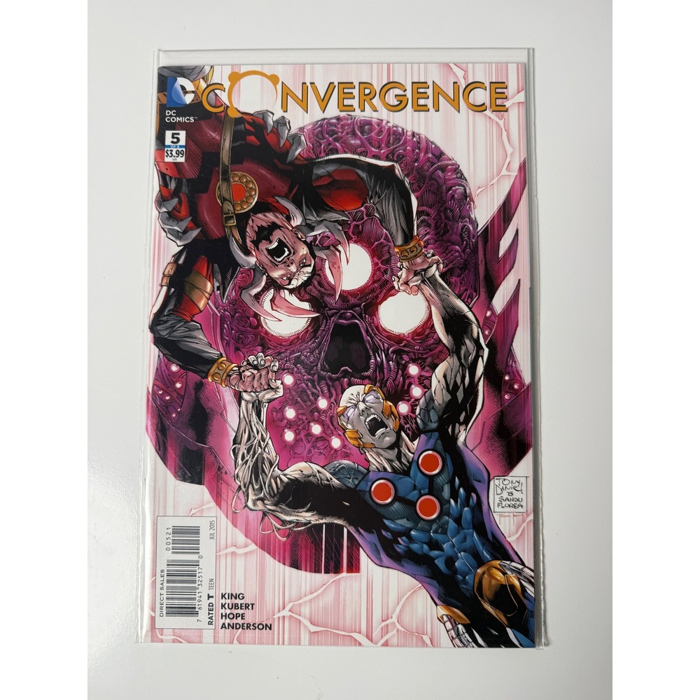 DC Comics Convergence 5 2015 Deimos Brainiac Tony Daniel Cover Modern Age DCU